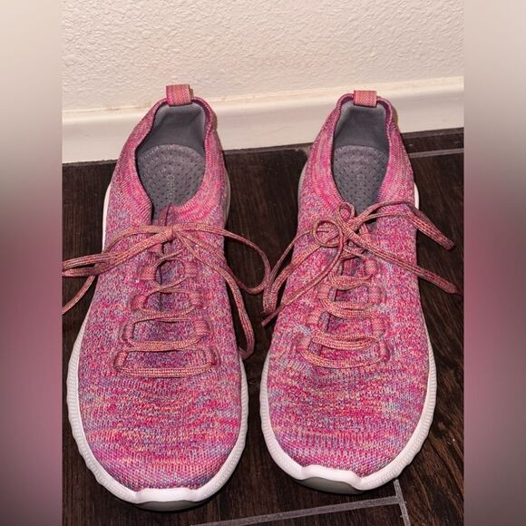 WOMEN'S AETREX CARLY SNEAKERS | PINK sz 9-9.5 - Picture 1 of 6